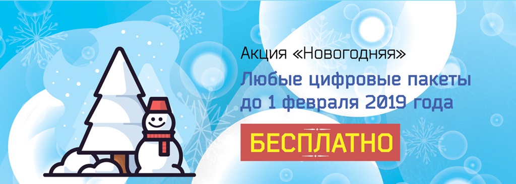 Акция Новогодняя 2018 кабельное ТВ Ивантеевка